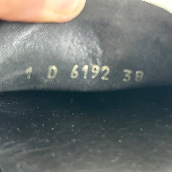 Prada Black Leather Bit Loafers Moccasins Driving Flats Pebbled Slip-On Size 38 - Picture 6 of 15